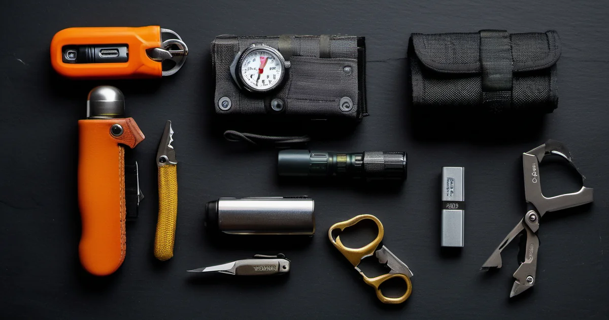 Powerbank compacto de 10000 mAh usado como base de un EDC urbano de emergencia