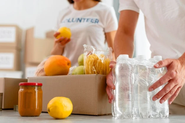 Reserva y reparto de alimentos no perecederos para emergencias