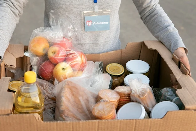 Reserva y reparto de alimentos no perecederos para emergencias