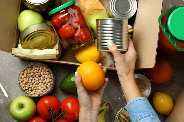 Reserva y reparto de alimentos no perecederos para emergencias