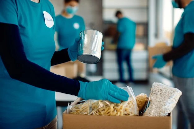 Reserva y reparto de alimentos no perecederos para emergencias