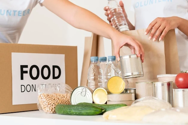 Reserva y reparto de alimentos no perecederos para emergencias