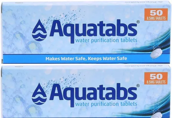 Aquatabs Pastillas Potabilizadoras 2x50 unidades
