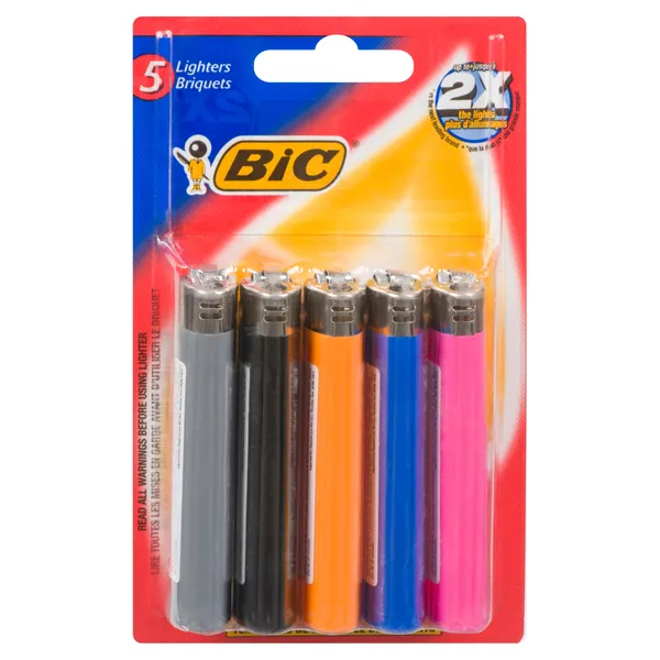 BIC Maxi Mecheros Pack 5 unidades