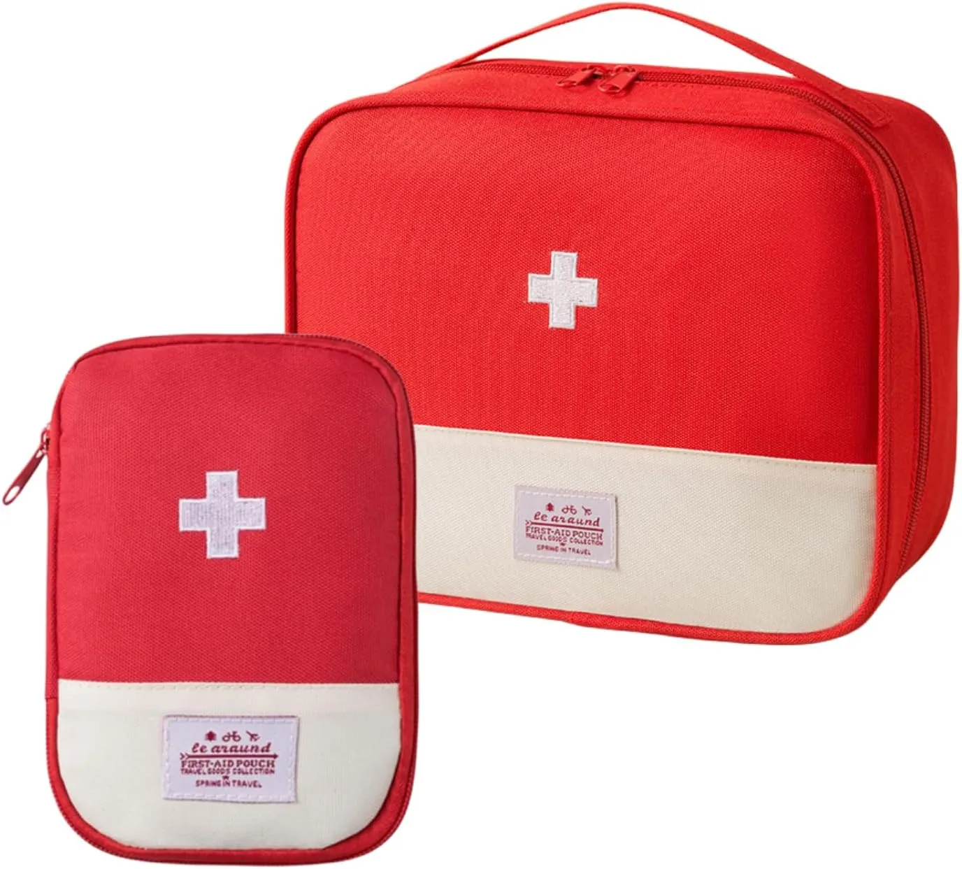 Botiquin de Primeros Auxilios Portatil 2 Piezas para Viaje