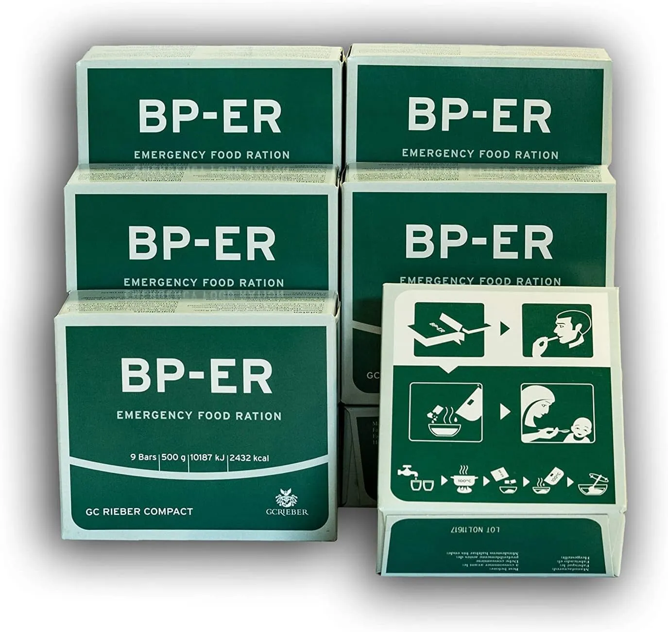BP ER Elite Emergency Food 6x500g - Raciones Profesionales