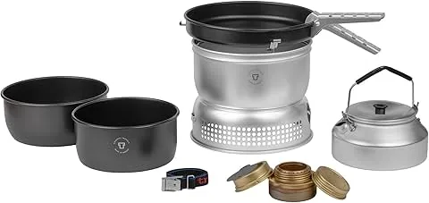 Trangia 25 - Juego de Cocina Antiadherente con hervidor y Quemador de Alcohol