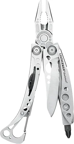 Leatherman Skeletool - Multiherramienta Ligera con 7 Herramientas Esenciales, Acero Inoxidable