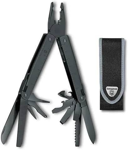 Victorinox Swiss Tool, Multiherramienta de Bolsillo Suiza, Multifunción, 27 Funciones, Hoja grande, Bloqueable