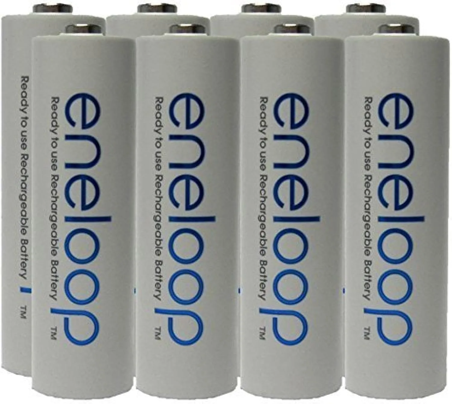Panasonic Eneloop AA Pack 8 Pilas Recargables — kit de emergencia DANA en el vehículo