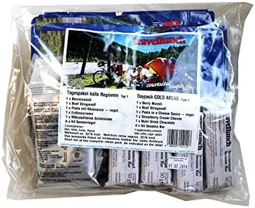 Travellunch Paquete para un día – Región fría tipo I, Ternera Stroganoff