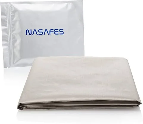 Tela Faraday para hacer jaula de Faraday, bolsas Faraday o funda de Faraday. Tejido conductivo a través de hilos de cobre la convierte en una tela cobre para señales RFID, WiFi. 108x92cm