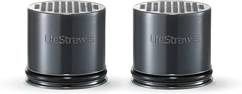 Lifestraw Cápsulas De Carbón De Repuesto Activados Cápsulas De Filtro De Carbono Para El Acero, Plata, M