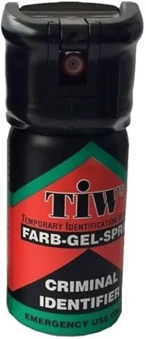 Spray de defensa 40 ml TIW farb-gel Version tapa o Clip cinturón nueva version