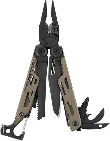 Leatherman Signal Multiherramienta - 19 Herramientas Para Camping y Supervivencia, Marrón