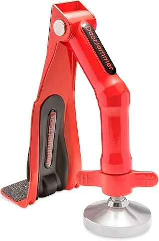 DoorJammer Soporte de bloqueo de puerta portátil para seguridad del hogar y protección personal (DJ4LD - DoorJammer (Lockdown))
