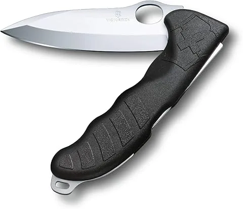 Victorinox Hunter Pro M, Navaja Multiuso Suiza, Cuchillo bolsillo, Regalo, 2 Funciones, Hoja grande, Bloqueable, Hoja para una mano