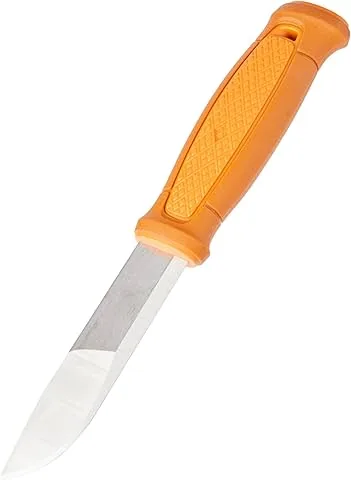 Morakniv Kansbol Burnt Edition Limitada 2019 - Cuchillo fijo mixto, mango: naranja, hoja: 109 mm