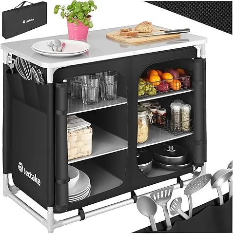 TecTake 800585 - Cocina de Camping para Muebles de jardín, Varios Modelos