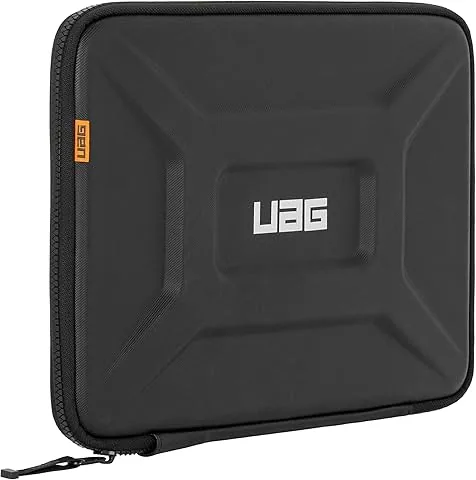 Urban Armor Gear Bolsa Universal para portátiles/tabletas para Apple iPad Pro 12.9 / MacBook Pro, Microsoft Surface Pro/Libro/Laptop etc. (hasta 13'', Manga con Bolsillo de Malla) Negro