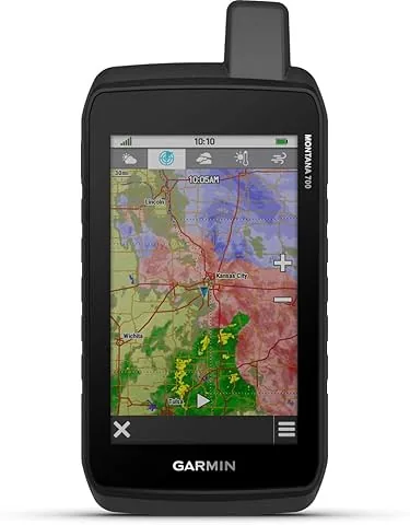 Garmin Montana 700 - GPS de mano resistente, mapeo de ruta para carreteras y senderos, pantalla táctil a color de 5 pulgadas