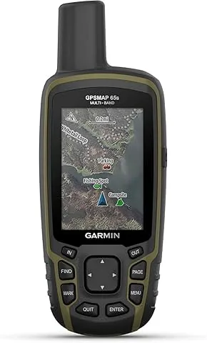 Garmin GPSMAP 65s - GPS de Mano multibanda Resistente con Varios sensores de navegación y mapas TopoActive de Europa
