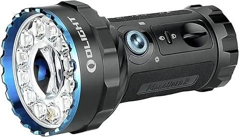 OLIGHT X7R Marauder 2 LED Linterna Táctica Recargable Linterna Eléctrica USB-C Alta Potencia 14000 Lúmenes Impermeable IPX8 Negro