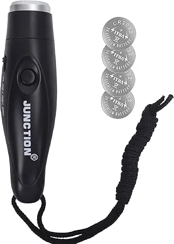 XREXS Silbato Electrónico de Mano Bateria, para Clases Deportivas, Camping y Otras Actividades, árbitro, Supervivencia de Emergencia, Silbato Electrónico