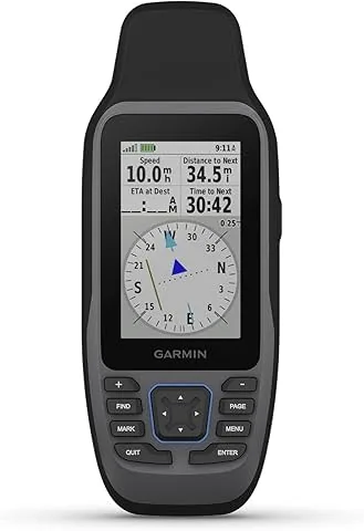 Garmin GPSMAP 79sc, GPS Marino de Mano precargado con gráficos costeros BlueChart g3, diseño Resistente y Flota en el Agua