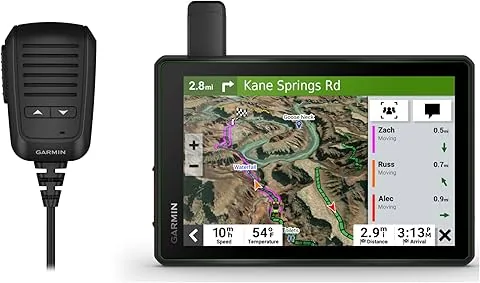 Garmin Tread SxS, navegador GPS, Pantalla Ulltrabright, topografía precargada, Radio de Viaje grupal, tecnología inReach