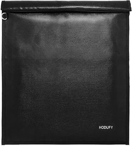 Faraday,Bolsa para portátiles (20x15 pulgadas), Faraday Cage, Faraday Bags para teléfonos y llaveros, bolsa ignífuga y resistente al agua, bolsa antirrobo, bloqueador de cajas antipiratería (negro)
