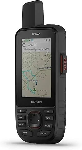 Garmin GPSMAP 67i GPS de Mano Resistente con tecnología satélite inReach®, mensajería bidireccional, SOS Interactivo, mapeo