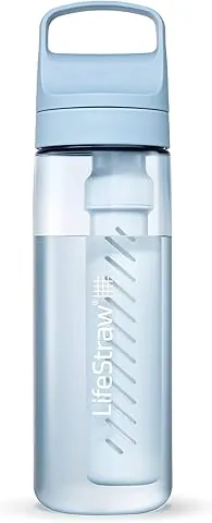 LifeStraw Go Series - Botella con filtro de agua. Filtra bacterias, parasitos y microplasticos. 650 ml