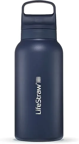 LifeStraw Go Series - Botella de acero inoxidable con filtro de agua