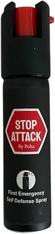 Spray Anti-Agresión Stop Attack 20 ml - La Solución Definitiva para una Máxima Seguridad - Efectivo, Rápido y Disuasorio - Permite Detener e Identificar - Alcance de 4 Metros