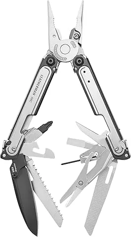 Leatherman ARC Multiherramienta - 20 Herramientas Para Exteriores con Hoja de Acero MagnaCut, Kit de Puntas