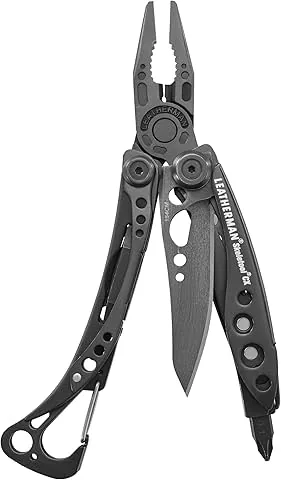 Leatherman Skeletool CX - Multiherramienta 7 en 1 Para Camping y Supervivencia, Acero Inoxidable, Made in USA, Onyx
