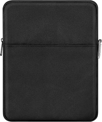 MoKo 9-11" Funda Tableta Portátil para iPad Air M2 2024/Air 5/4 10,9, iPad Pro 11 M4 2024, iPad 10 2024/9/8/7, iPad 9,7, Galaxy Tab S9/S8 11 2023/A 10,1, Surface Go 2 10,5", Negro