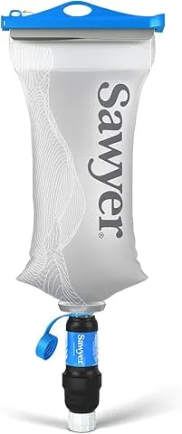 Sawyer Sistema de filtración de agua Squeeze Cnoc Premium, burbuja de 2 litros