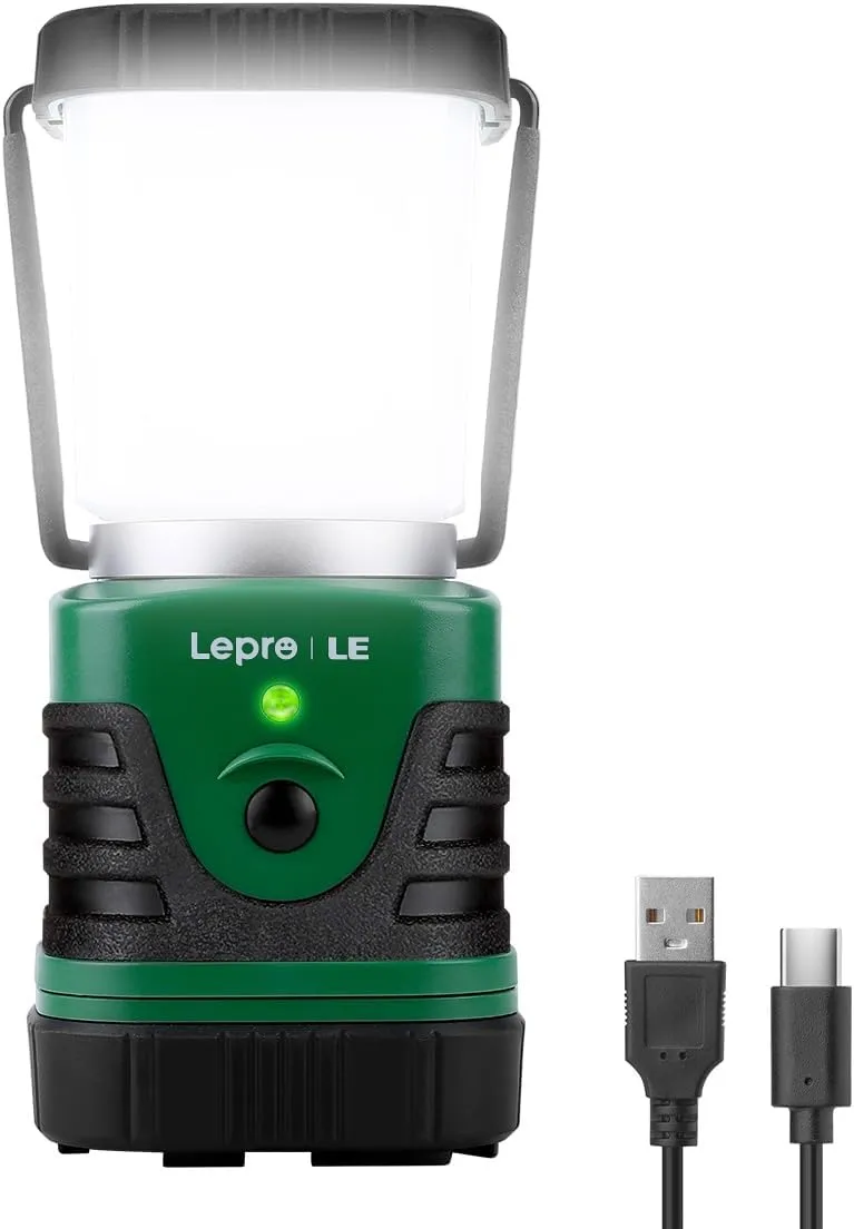 Lepro Farol de Camping LED Recargable 1000 Lumenes USB