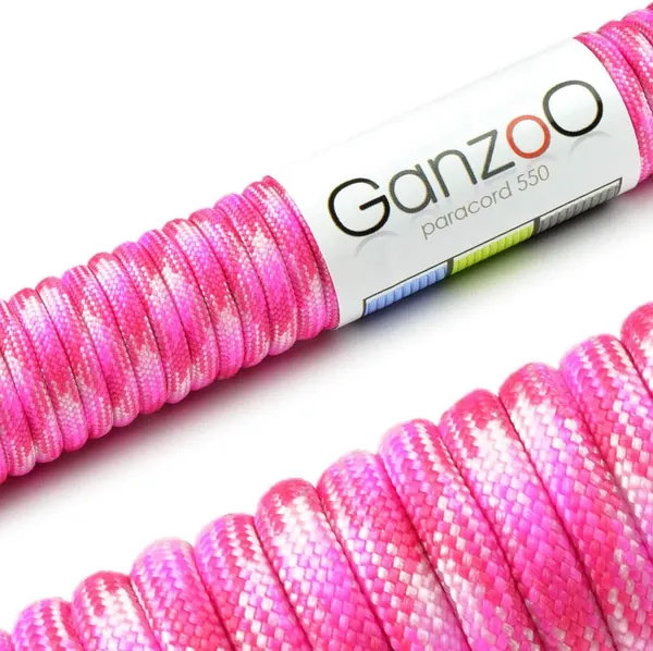 Ganzoo Paracord 550 4mm Cuerda 30m Tipo III 7 Hilos — kit de emergencia pandemia en un piso
