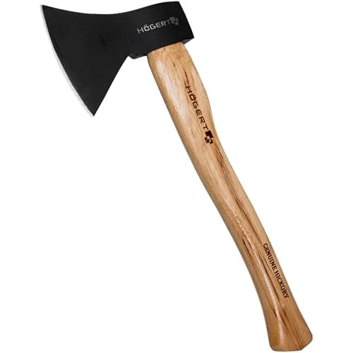 HOGERT TECHNIK Hacha Multiusos 800g Mango Nogal Americano