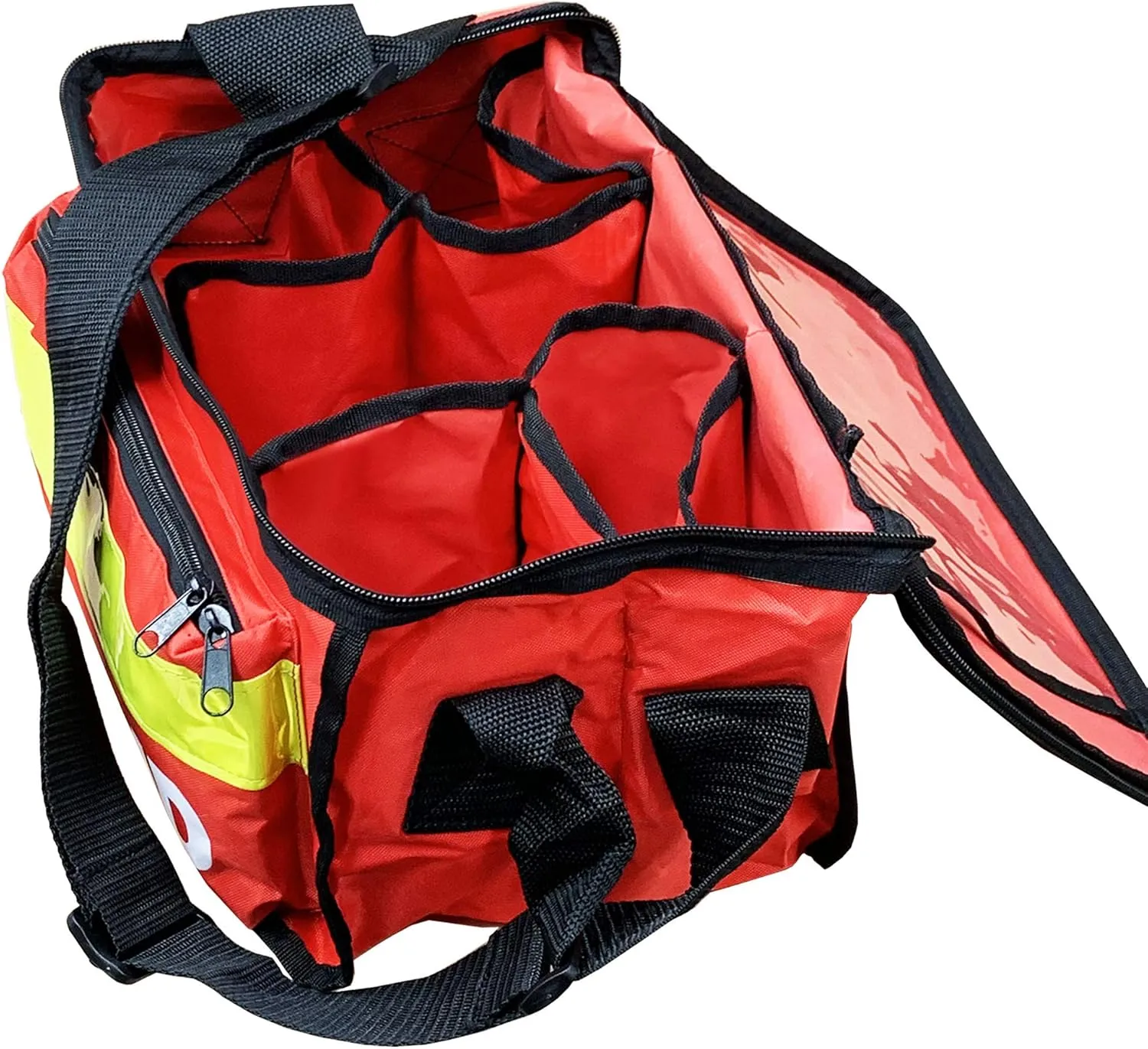 JFA Medical Botiquin Haversack Rojo con Bolsillos Organizados