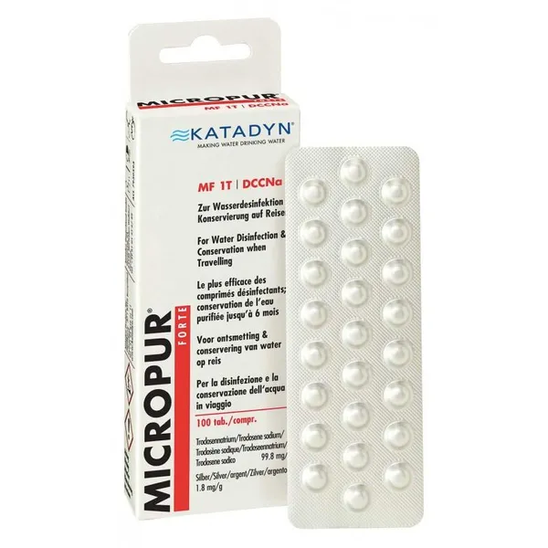 Katadyn Micropur Forte MF 1T Pastillas Potabilizadoras 100 uds