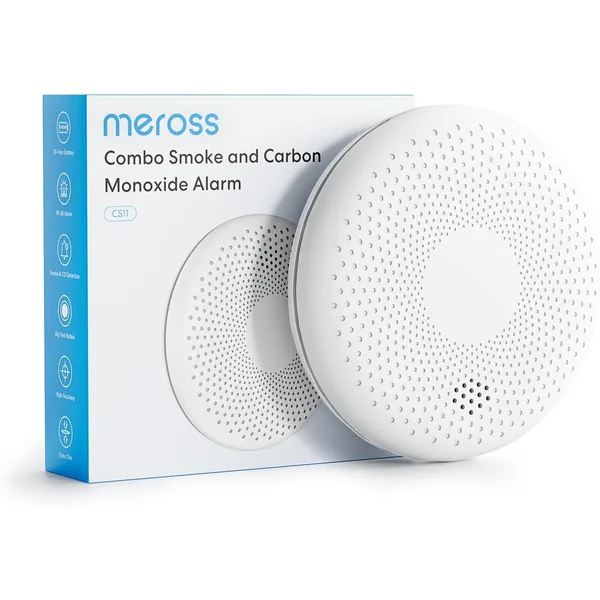 Meross Detector de Humo y Monoxido de Carbono 2 en 1