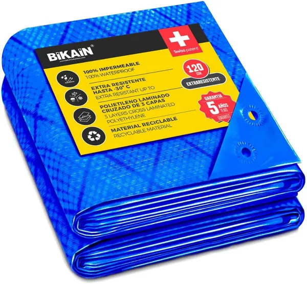 Lona Impermeable Multiusos 3x4m con Ojales