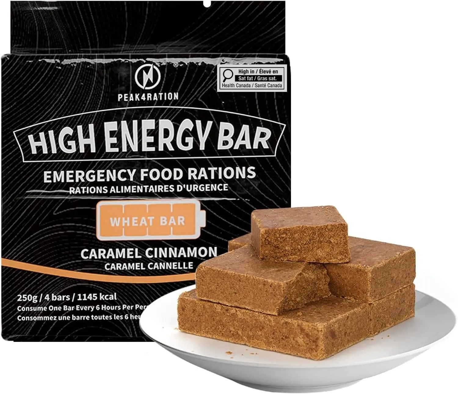 PEAK4RATION Barra de Alta Energia Compacta 250g