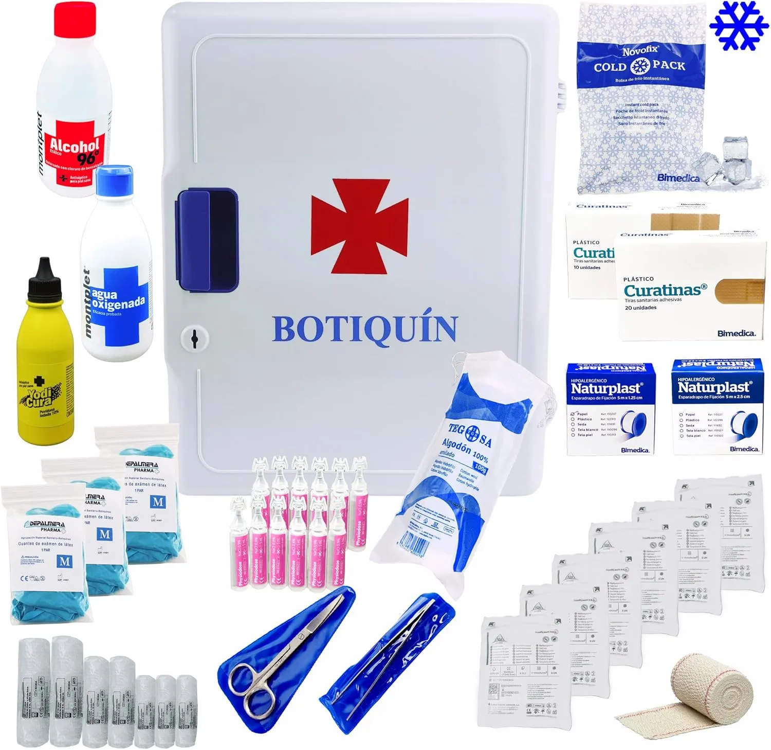 Pharma Armario Botiquin Grande de Pared Homologado Completo