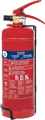 Smartwares Extintor de Polvo ABC 2 kg