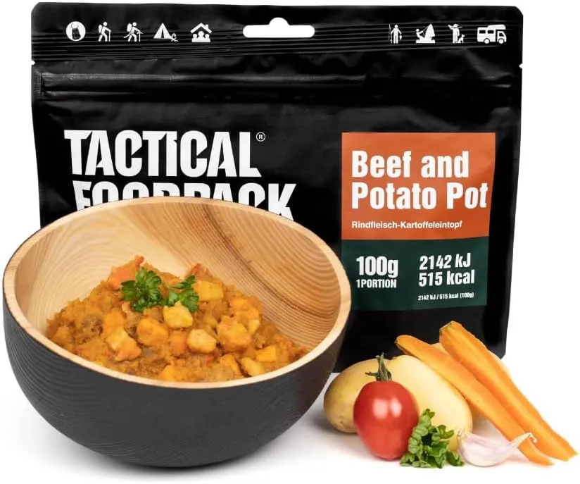 Tactical FoodPack Estofado de Ternera con Patatas - Comida Liofilizada